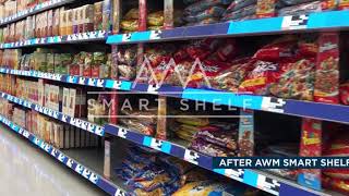 AWM Smart Shelf at Walmart Before and After