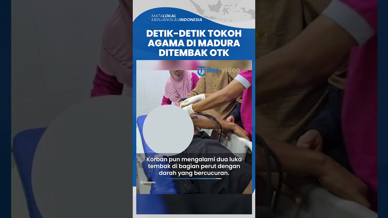 Viral Detik-detik Tokoh Agama Di Sampang Madura Ditembak Orang Tak ...