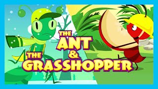The Ant and The Grasshopper Story (English Short Story for Kids)
