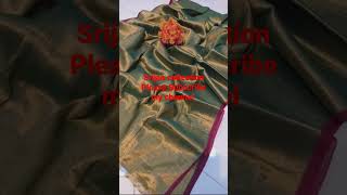 # tissue Khadi saree#srijan collection #shorts