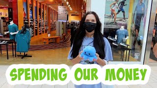 SPENDING MY MONEY AT THE MALL! MALL CLOTHING HAUL! EMMA AND ELLIE