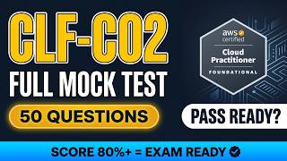 AWS Cloud Practitioner Exam Questions 2026 | 50 CLF-C02 Mock Test Questions Most Beginners Fail