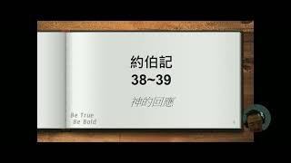 主日信息｜約伯記38：01－39：30｜神的回應