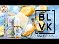 BLVK BANANA (ice) Nicsalt Review | BLVK SALT PLUS SERIES | #vape #vaping @BLVKEliquid