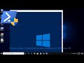 How to Open PowerShell as Administrator in Windows 10