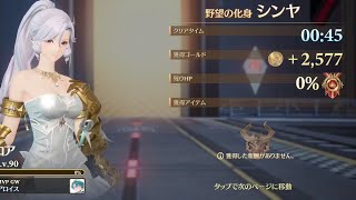 【グランサガ】シンヤ1　45秒討伐　イヴァン3編成