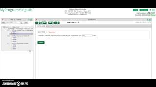 Intro to MyProgrammingLab