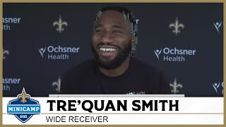 Tre'Quan Smith talks route running | Saints Minicamp 2021