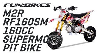 Product Overview: M2R Racing RF160SM 160cc 82cm CRF110 Supermoto Pit Bike