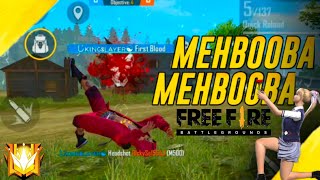MEHBOOBA MEHBOOBA  🇮🇳 || mehbooba beat sync motange free fire🔥 || free fire mehbooba song montage 🔥