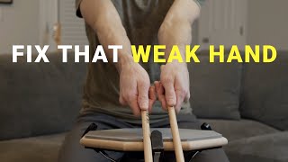 3 Tips to strengthen your weak drumming hand