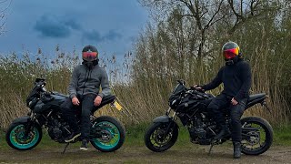 Eerste Motor Duovlog 2024 | DUO VLOG | YAMAHA MT-07 | 4K ULTRA HD | BIKEBRO'S