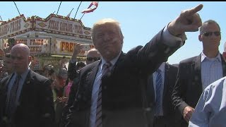 Donald Trump visits Canfield Fair on Labor Day