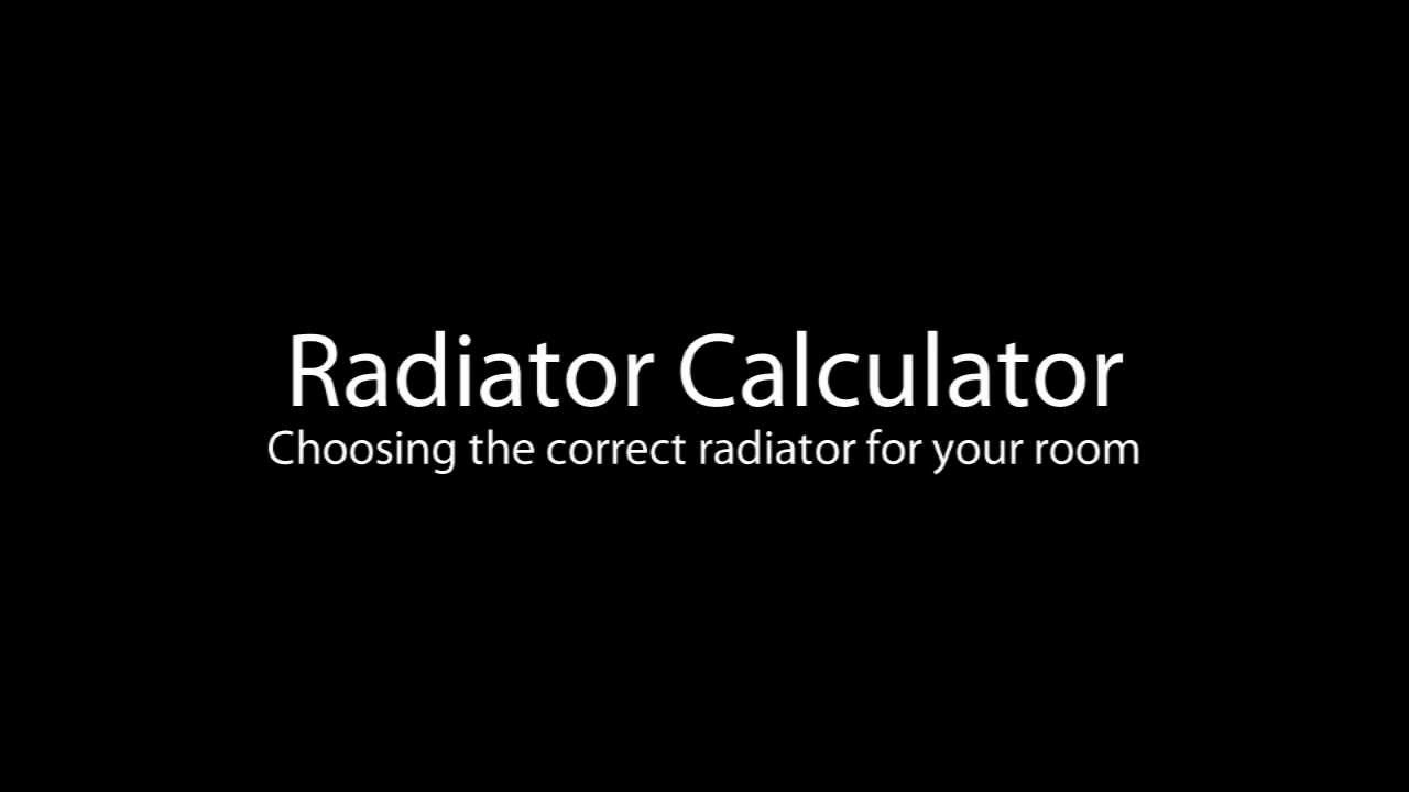 Free Radiator Calculator (BTU Output) | DIY Plumbing Help - YouTube