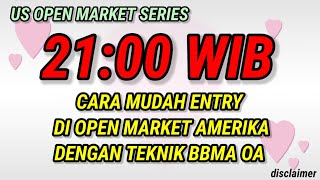 CARA MUDAH ENTRY SESI AMERIKA || BBMA OMA ALLY #forexstrategy