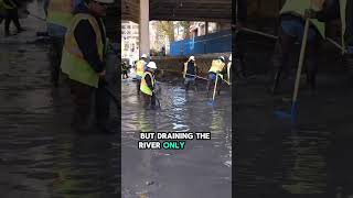 San Antonio River cleanup at the River Walk. #COSA #Riverwalk #LocalGov #TexasGov #RiverCleanUp