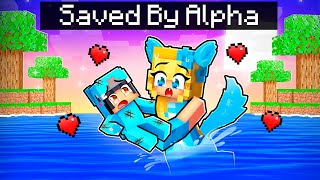 Saved By The ALPHA Wolf In Minecraft!