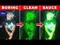 LIGHTNING OUTLINE GLOW EFFECT in After Effects! (editing vlog)