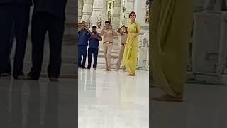 Shilpa Shetty in Prem mandir vrandavan Uttar Pradesh