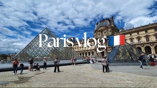 Vlog.15｜tripvlog｜5泊６日パリ旅行🇫🇷(Part1)｜ルーブル美術館を巡る🎨｜Pariswedding💍｜