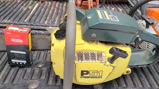 Finally!! The ScottRod Pioneer P51 Eats Doug Fir. #gopro #logging #firewood #pioneer #chainsaws