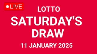 The National Lottery Lotto Draw Live results from Saturday 11 January 2025 | tonight's lotto