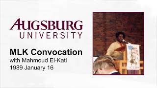 MLK Convocation at Augsburg (1989)