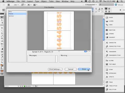 InDesign Print Booklet to PDF InDesign Print Booklet to PDF