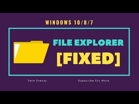 Проводник не работает в Windows 10 / 8 / 7 | [ИСПРАВЛЕНО]