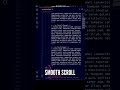 😋😋 Smooth Scroll Behavior using CSS Only / No JavaScript! #shorts #javascript #programming #coding