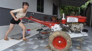 Mechanic Restoration - Genius maintenance agricultural machinery after many years of abandonment Ep2