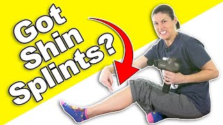 How to Use a Massage Gun to Relieve Shin Splints + Stretches & Exercises