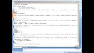 Subquery Syntax - Oracle Database Tutorial