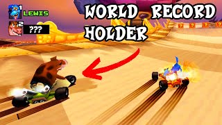 Playing Crash Team Racing against the WORLD RECORD HOLDER