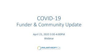 COVID-19 Funder Response Call: The science of COVID-19