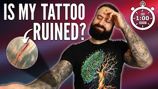 Will a SCRATCH RUIN Your Tattoo? "This happened to me & its never been the same"