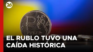 RUSIA | El rublo tuvo una caída tras la imposición de nuevas sanciones por parte de EEUU