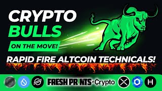 RAPID FIRE ALTCOIN TECHNICALS! $ETH $SUI $XLM $XRP $LINK $HBAR