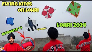 *Flying Kites On Lohri* 😍🪁 || Lohri 2024 || DX shubh