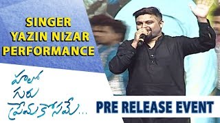 Singer Yazin Nizar Performance - Hello Guru Prema Kosame Pre-Release Event - Ram Pothineni, Anupama