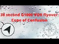 30 second VOR flyover: Cone of Confusion G1000 IFR flight Pilot's view Instrument Pilot Prep #shorts