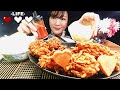 【asmr咀嚼音】柿ピー鶏もも肉の唐揚げ20個 20pieces kameda crisps fried chicken 20块龟田花生米果炸鸡 日本語字幕