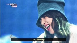 Let's Break Up - Seo In Young (2013.06.01) [Music Bank w/ Eng Lyrics]