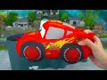 disney pixar cars unboxing review l lightning mcqueen bubble rc car monster truck asmr