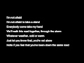 Eminem - I'm Not Afraid + Lyrics On Screen :)
