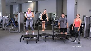 Kara Griffin and Family Workout on the Fitness Trampoline