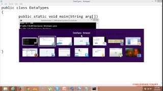 java programming-tutorial 3 DataTypes (sindhi)