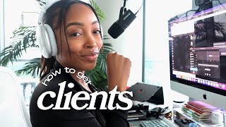 How To Get Clients in 2024 | Become A Freelance Graphic Designer