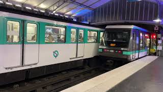 Rubber Tire Metro System in Paris, France 2024