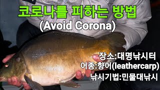 힐링하러왔다가 향어잡고 가지요 대명낚시터 향어낚시(leathercarp fishing,carpfishing)